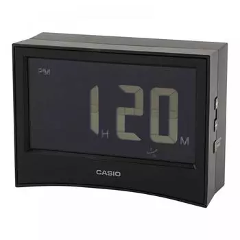 Dqd S01j 1jf Casio Будильник Радиоволна Черный Цифровой Реверсивный ЖК-дисплей Температура Влажность Календарь Дисплей