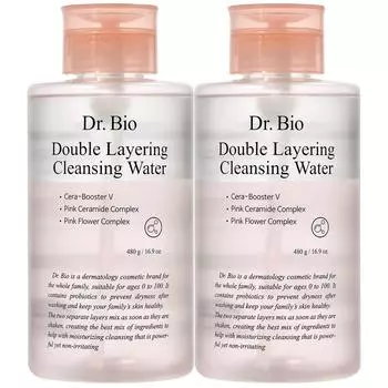 Dr.Bio Double Layering Cleansing Water 480g, 2 units