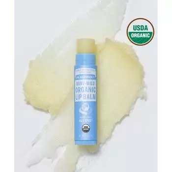 Dr.bronner S [3 шт.] Органический бальзам для губ Baby Mild 4 г Baby+lemon lime/lemon lime