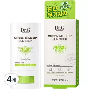 Dr. G Green Mild Up Sun Stick SPF50+ PA++++, 20g, 4 pieces