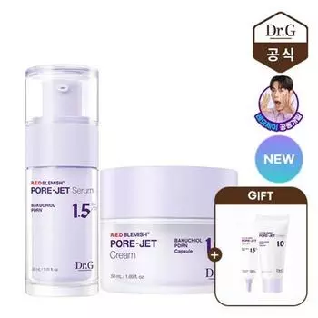 [Dr. G] Крем для проблемной кожи с красными пятнами Bakuchiol Porejet 50 мл + сыворотка 30 мл
