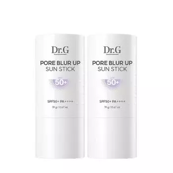 Dr.G Pore Blur Up Sun Stick 19g (SPF50+/PA++++), [1+1] Red Blemish Soothing Sun Stick 21g