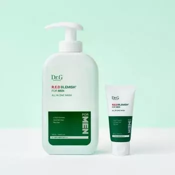 Dr.g Red Blemish для мужчин All In One Wash 500 мл+30 мл