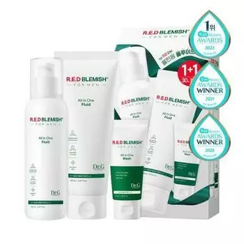 Dr.G Red Blemish For Men All In One Fluid 150 мл 1+1 Специальный набор (+Все в одной стирке, 30 мл)