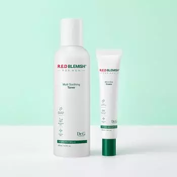 Dr.G Red Blemish For Men Мульти-успокаивающий тоник 200 мл (+Крем «Все в одном», 30 мл)
