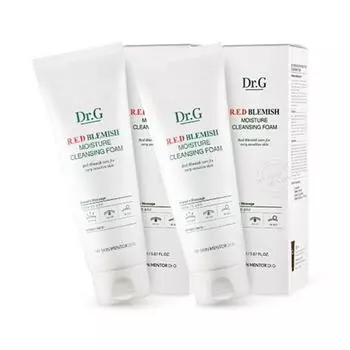 Dr.G Sensitive Red Blemish Cleanser Mild 5-CICA Cica Cleansing Foam 1+1, 2 cans, 150ml