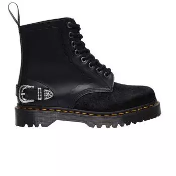 Dr. Martens The Great Frog x 1460 Кожаные ботинки на шнуровке с тиснением в виде цепочки - Черные кроссовки унисекс 32194001 36