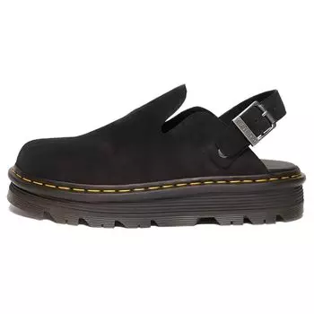 Dr. Martens Замшевые повседневные мюли на платформе Zebzag, черные кроссовки унисекс 31657001
