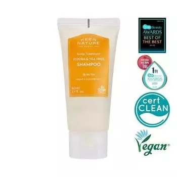 Dr. Olga Jojoba Tea Tree Shampoo 60ml (Oily Shampoo, Vegan Shampoo)