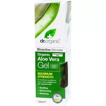 Dr Organic Гель Алоэ Вера Максимальная сила 200мл