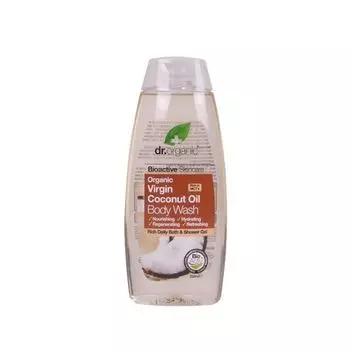 Dr Organic Гель для ванн и душа с кокосовым маслом первого отжима 250 мл