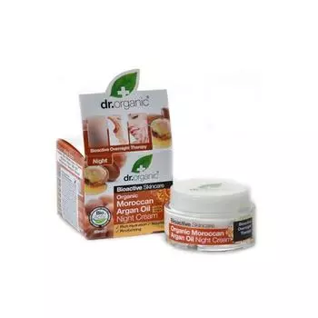 Dr Organic Марокканский ночной крем с аргановым маслом 50 мл