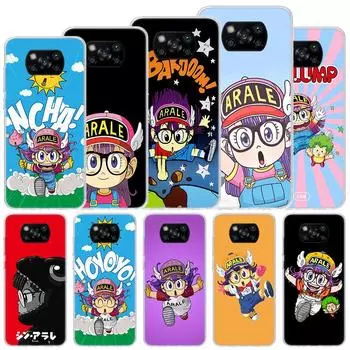 Dr Slump Arale Anime Soft Case For Xiaomi Poco X3 NFC X4 M4 Pro M3 M2 Phone Cover F3 F2 F1 Mi Note 10 Lite A3 A2 A1 Funda Coque Xiaomi Poco X3