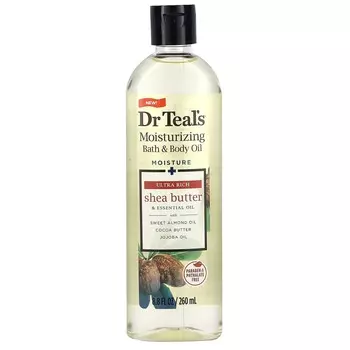 Dr. Teal s, Moisturizing Bath & Body Oil, Shea Butter, 8.8 fl oz (260 ml)