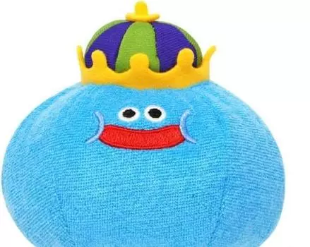 Dragon Quest Детская и детская слизь Пипипи Звенящий звук Плюшевая игрушка Король слизней