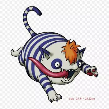 Dragon Quest Jailcat Dragon Quest Joker 2 термопереносная печать виниловые нашивки наклейки для одежды DIY аппликации моющиеся нашивки