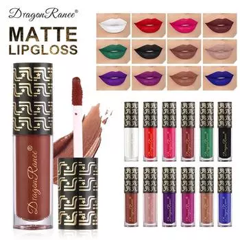 Dragon Ranee Mist Matte Purple Blue Green Black Black Блеск для губ Блеск для губ Глазурь для губ 01