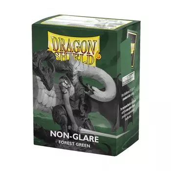 Dragon Shield Matte Standard Forest 100 Non-Glare Sleeves, Size, Green, Sleeves, AT-11825