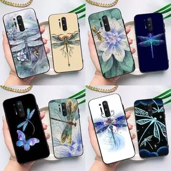 Dragonfly Animal Art Case For Oneplus 10T 8T 9R 9RT Ace 11 9 10 Pro Cover For Oneplus Nord N20 N10 2T CE 2 Lite OnePlus Nord N200