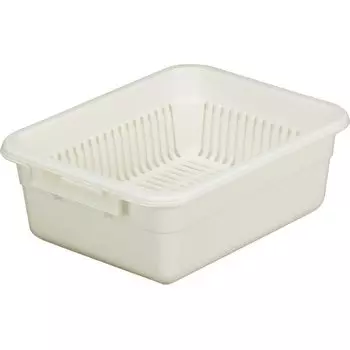 Dragonfly Drainer Colander Tray Set Made in Japan Width 25 x Depth 32 x Height Beige Assist Shinki Synthesis 11.5cm No.4