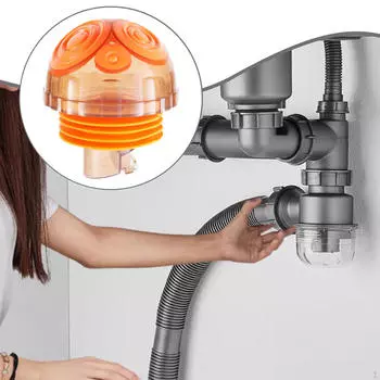 Drainer Floor Drain Plug Six Way Valve Leak Portable Easy Install Versatile Insert