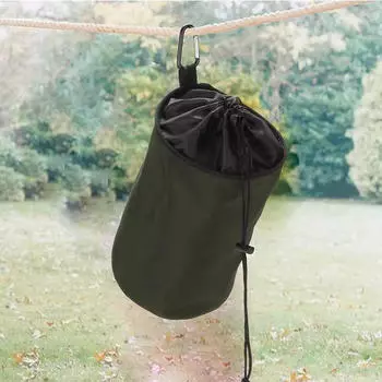 Drawstring Bag Oxford Cloth Easy to Carry with Hook Practical Waterproof Sorting for Travel DIY