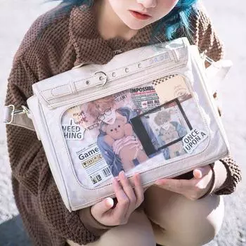 Drdr Original Design Snacks Students Daily Cartoon Backpack White Not White (In Stock)