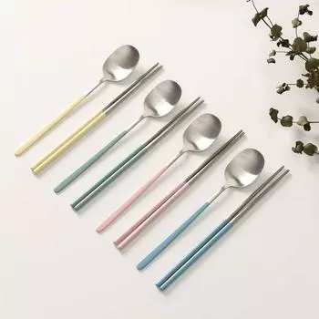 Dream Kitchen Rude Pastel Slim Набор столовых приборов на 4 персоны, 4 комплекта равномерно, популярная корейская посуда