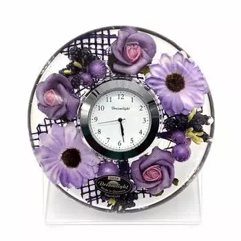 Dreamlight Dream Clock UFO Мини Часы Набор Модный Цветок CDD7279CL (с подставкой)
