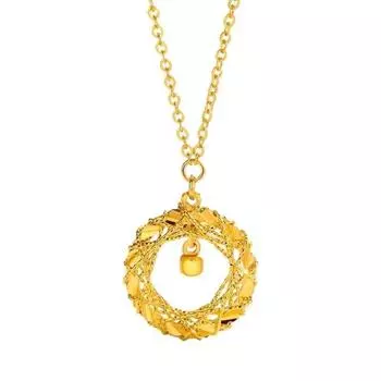 Dreamweaver Сетчатое ожерелье с кольцом для женщин Niche Hollow Design Light Luxury High-end Temperament Simple Collarbone Chain