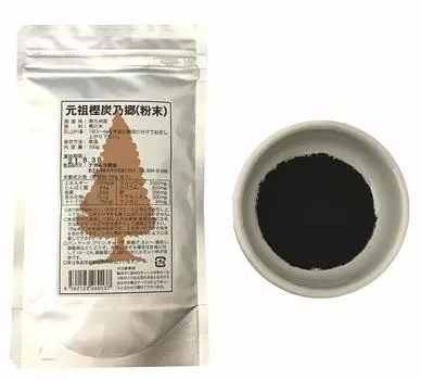 Древесный уголь из дуба Nakamura Shokai, порошок, тип 100 г, 1 стакан, 100 г (Пить/Есть) = =