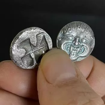 Древнегреческая мифология змееволосая ведьма Медуза металлический значок ремесло монета украшение подарок копия