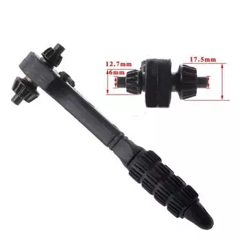 Drill Bit Drill Clamping Tool Ratchet Wrench Ratchet Spanner Universal Wrench Quick Ratchet Wrench 2 in 1 wrench