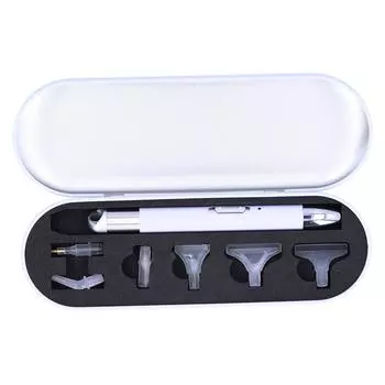 Drill Pen Luminous USB Chargable Cross Stitch Applique Diamond Painting Tool with Storage BoxPurple фиолетовый