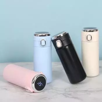 Drinkware BPA Free легкая 350/420 мл большая емкость вакуумная изоляция грелка вакуумная изоляция чашка L синий