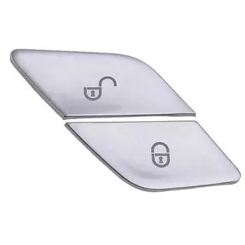 Driving Button Cover Unlock Wear Resistant ABS Charming Chrome Door Easy Installation Lightweight Non Deformation CHINA