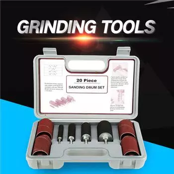 Drum Sander Sanding Kit Drill Press Compact Size Package Box Long-lasting