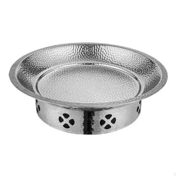 Dry Pot Serving Dish for Seafood And Vegetables 22cm argent