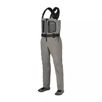 Dry Shield Stretch Waders Chest High Radial Sole Серый Бежевый [Shimano] +4 (Накамару) L(XL) ФФ-000В