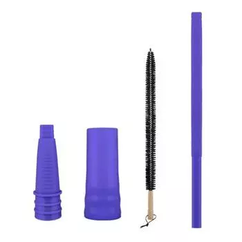 Dryer Vent Cleaning Kit with All Vacuum Cleaner Hose Attachment Brush Connector Dryer Vacuum Ventilation Lint Remover Quick Coupling Tube Accessories