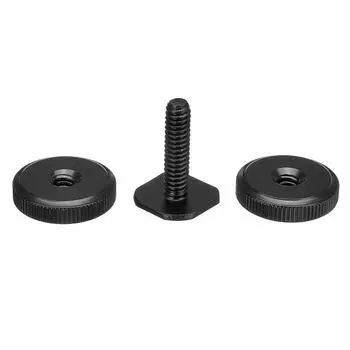 DSLR Camera Adapter Mount For GoPro Threaded Black Microphone GPS Mounts Adjustable Alloy Hot Dual Nuts Flash Mount