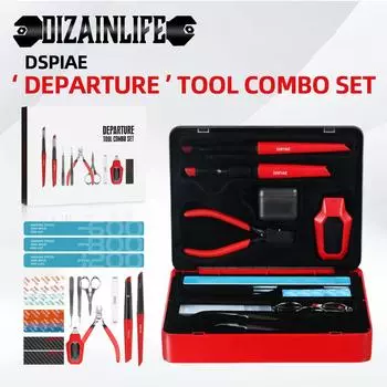 DSPIAE TC-S01 Departuretool Combo Многофункциональный набор инструментов для сборки Gundam, ножницы ручной работы, наждачная бумага, пинцет для начинающих