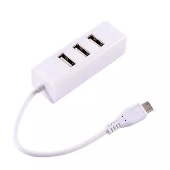 Duable USB 2.0 4 Ports Micro USB USB To OTG Converter Extension Cable Adapter Charging Cable