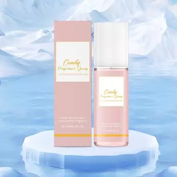 Духи-спрей Candy освежают уход за телом, духи для привлечения мужчин, уникальный аромат, легко носить с собой, раскройте свое соблазнительное очарование, 60 мл One Size розовый