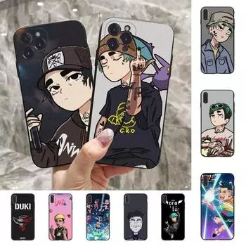 Duki Rapper Phone Case For iPhone 15 6 7 8 Plus 11 12 13 14 Pro SE 2020 MAX Mini X XS XR Back Funda Cover iPhone XR