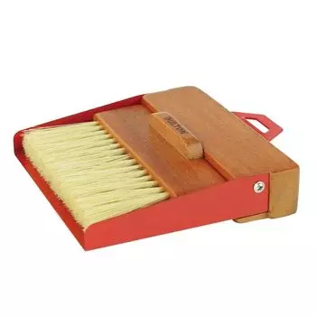 Dulton Dustpan and Brush Red Red Broom and Dustpan Set H21-0365RD