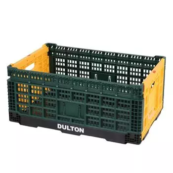 Dulton Folding Mesh Storage 48L CAR Foldable Storage Height 26cm Width 60cm Depth 40cm Green/Yellow FOR LIFE V21-0347GN/YL