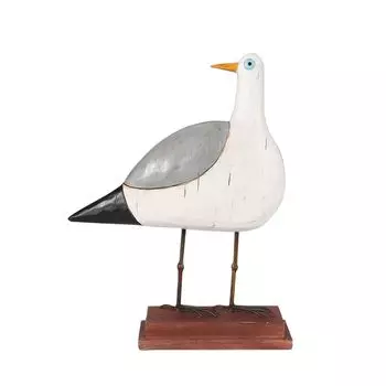 Dulton The Gulls A Carefree time with a dazed polyresin height width depth - bird, seagull, object, ornament, coast, beach, 32.5cm, 25.5cm, 9cm,