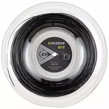 DUNLOP Tennis Hard Tennis Explosive Bite Roll Type 240m Black DST12011 1.32mm