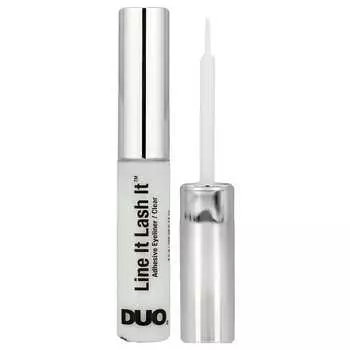 DUO Клей-подводка для глаз, Все ресницы, Водостойкий, Прозрачный, 3,5 г (0,12 унции)